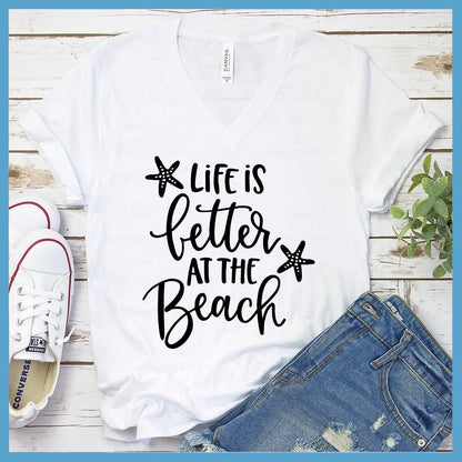 Life Is Better At The Beach V-neck
